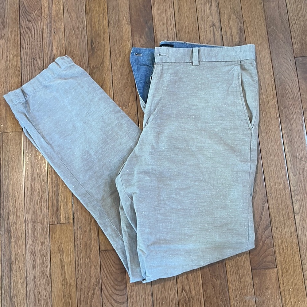 Mens banana rep. Linen chino.